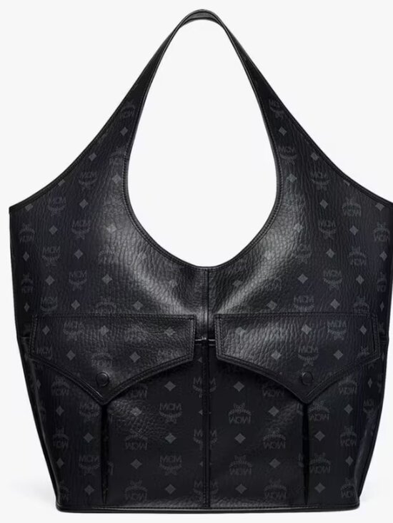 MCM Handbags - SOLD-MCM Leni Shopper in Visetos Monogram Tote